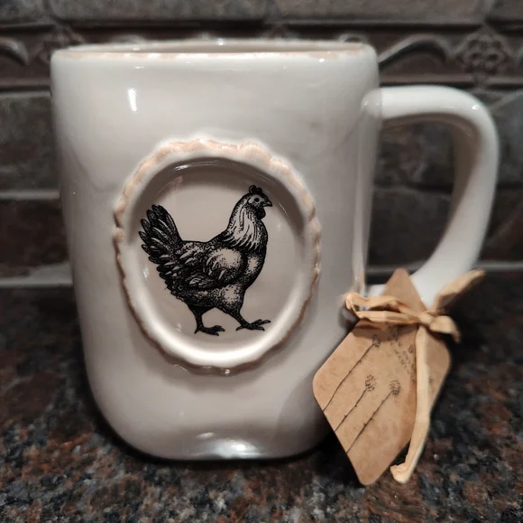 NWT Rae Dunn Early Bird/Chicken Mug - Picture 1 of 6